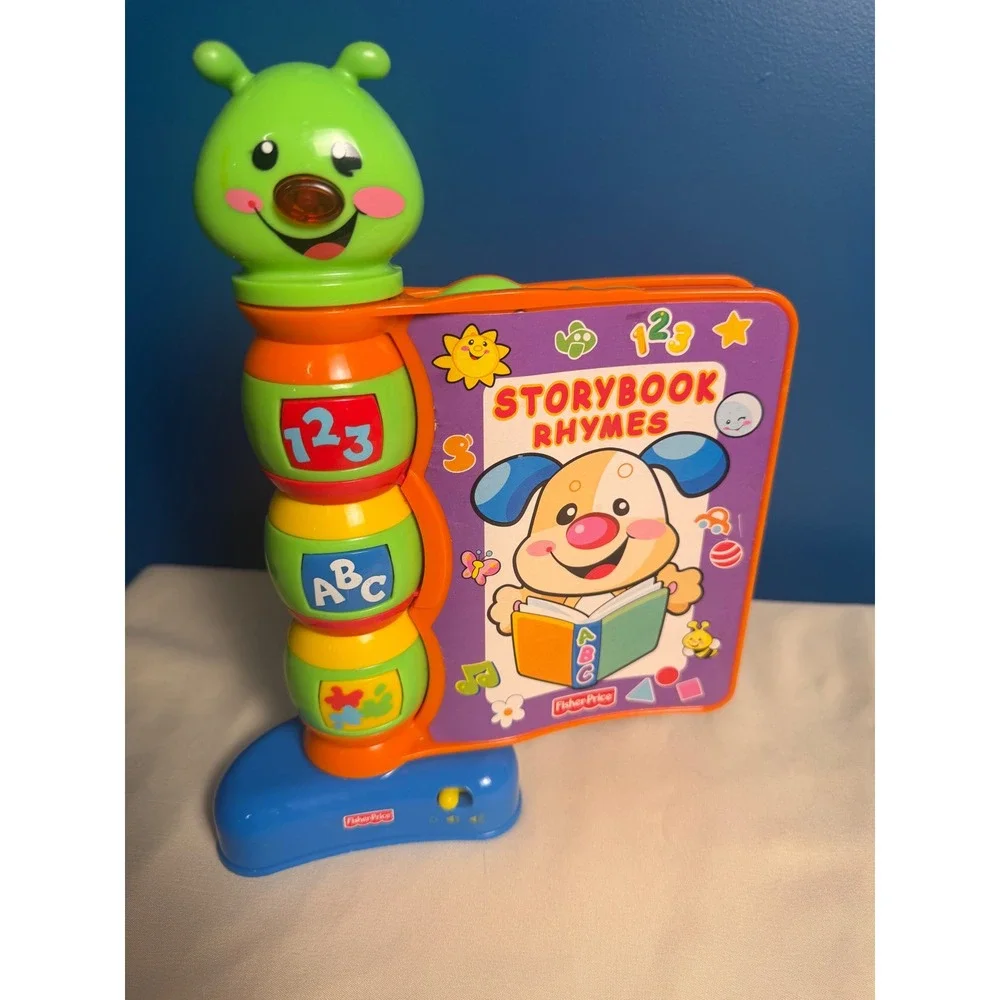 Fisher-Price Laugh & Learn Storybook Rhymes Musical Caterpillar Baby Toy N1161